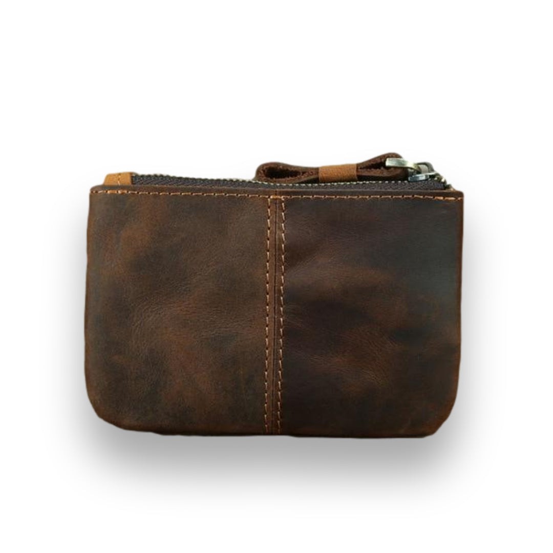 côte&ciel official  Zippered Coin Purse Recycled Leather