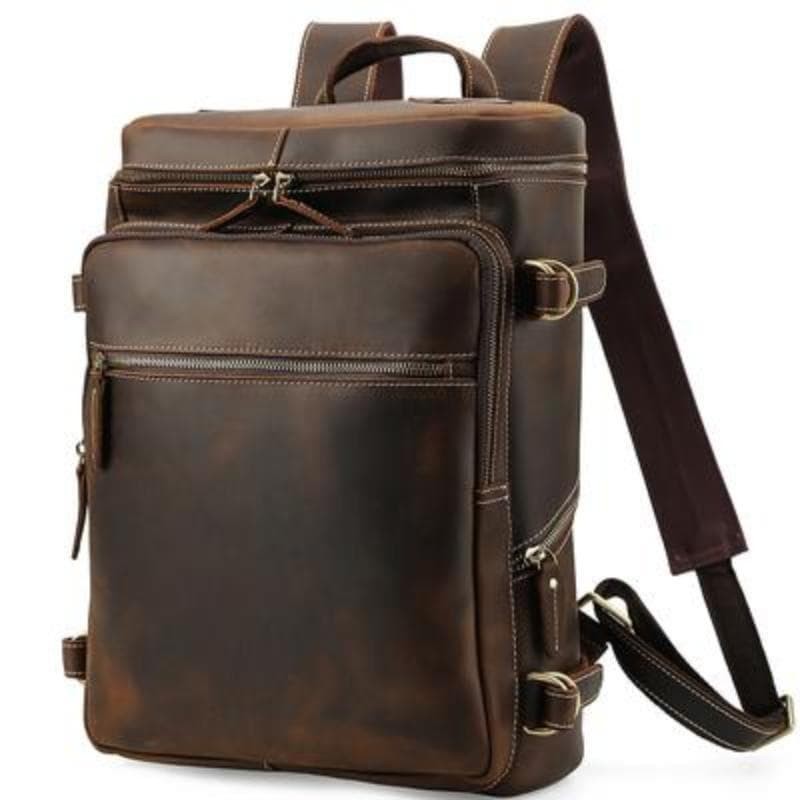 The Raoul Backpack Handmade Vintage Leather Backpack