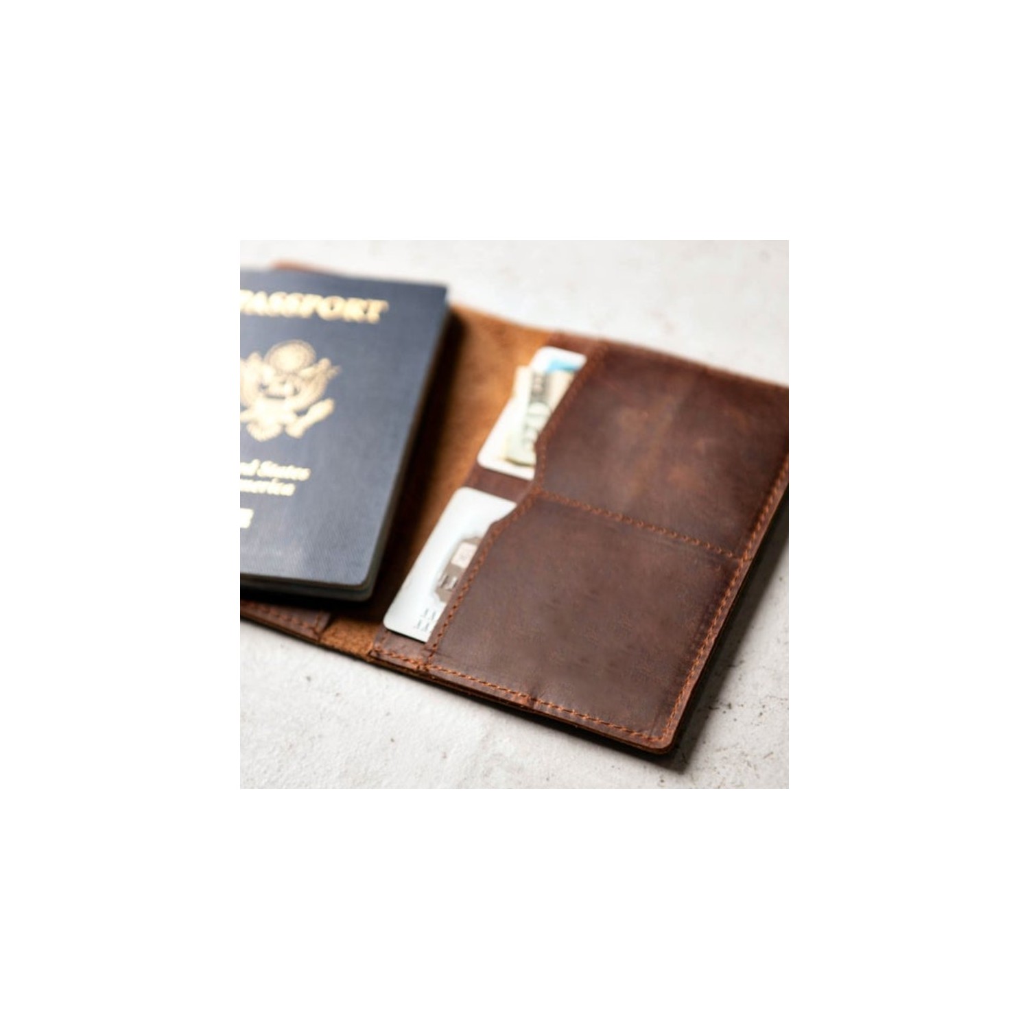 Handmade Passport Travel Wallet Waterproof Discreet Hidden - Porteen Gear