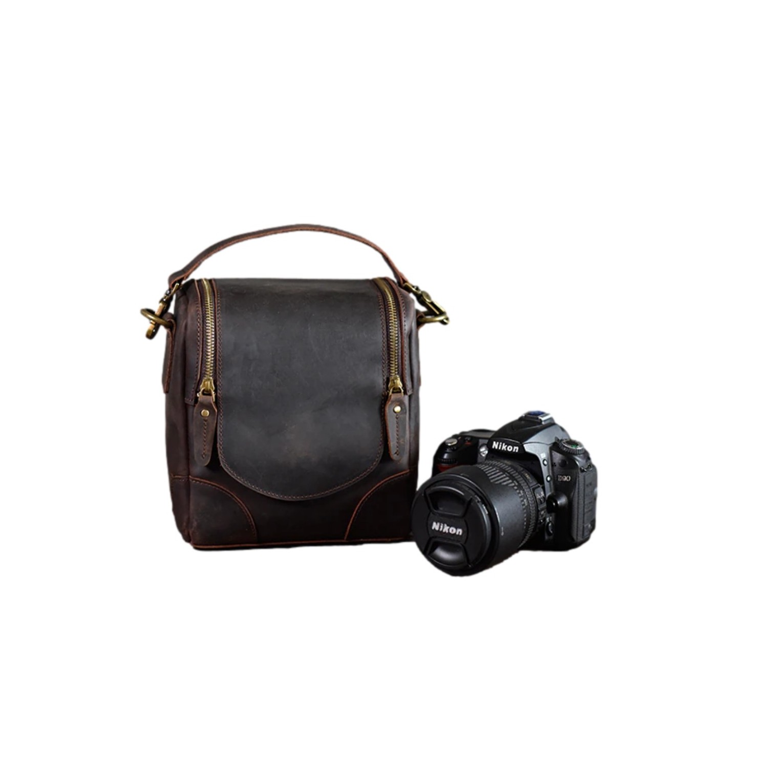 Small Loop Camera Bag in Intrecciato Leather – THAHAB KW