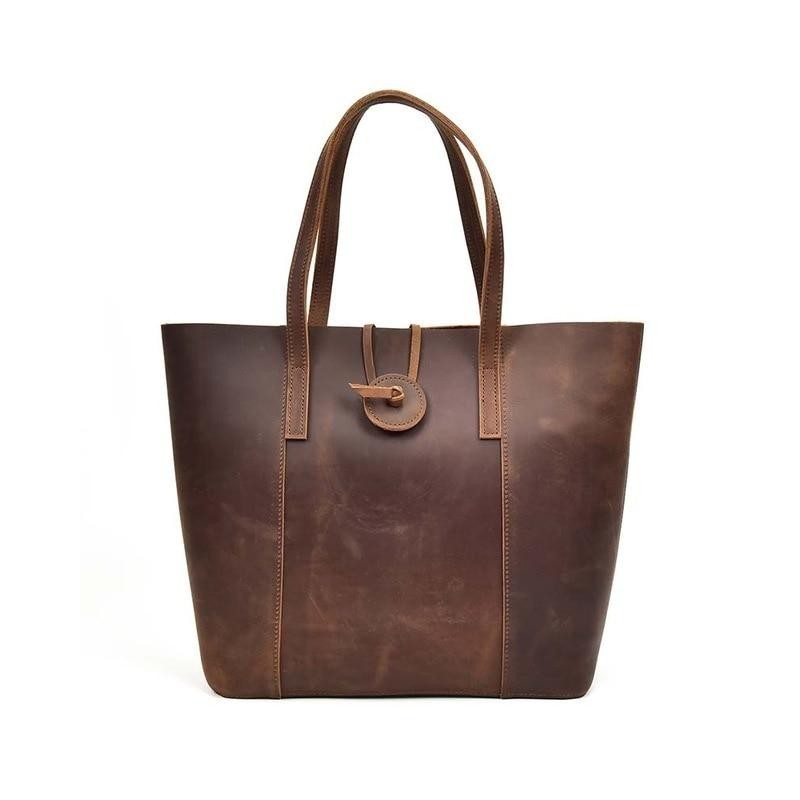 The Taavi Tote Handcrafted Leather Tote Bag